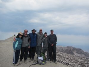 SUCCESS – AT THE SUMMIT!           (from left to right) Pam, Rocky, Angel, Peter, Nikki, and Scott.