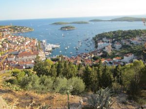 Hvar from the top of the Fortress