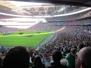 Wembley Stadium Open Ceremony of Ireland vs Romania