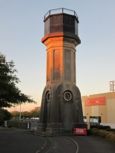 Tower at Railway Station in Christchurch.