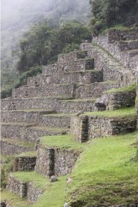 The start of the Inca Trail to the Sun Gate